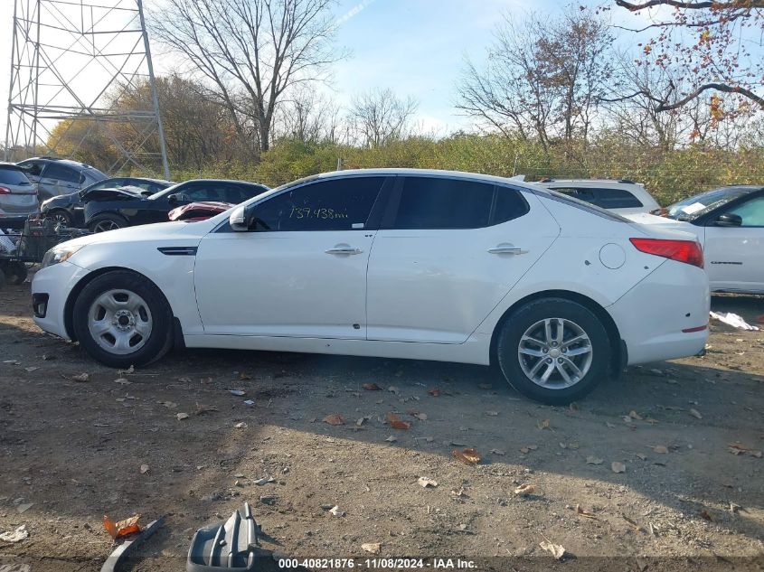 2013 Kia Optima Lx VIN: 5XXGM4A7XDG245334 Lot: 40821876