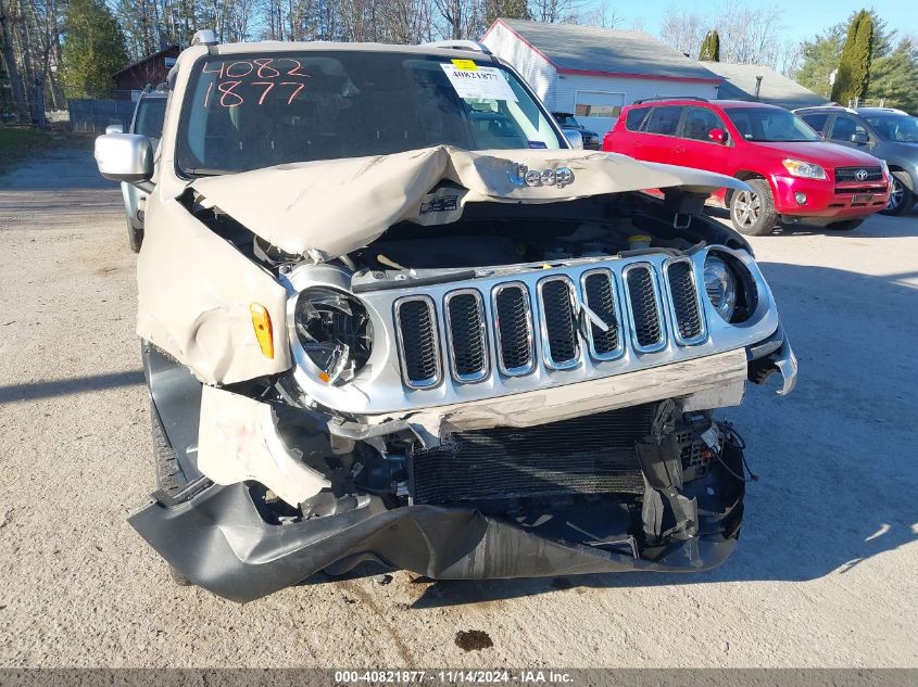 2015 Jeep Renegade Limited VIN: ZACCJBDT8FPC31256 Lot: 40821877