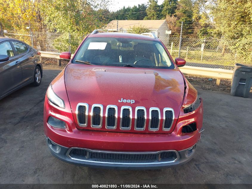 2014 Jeep Cherokee Limited VIN: 1C4PJLDS4EW225874 Lot: 40821893