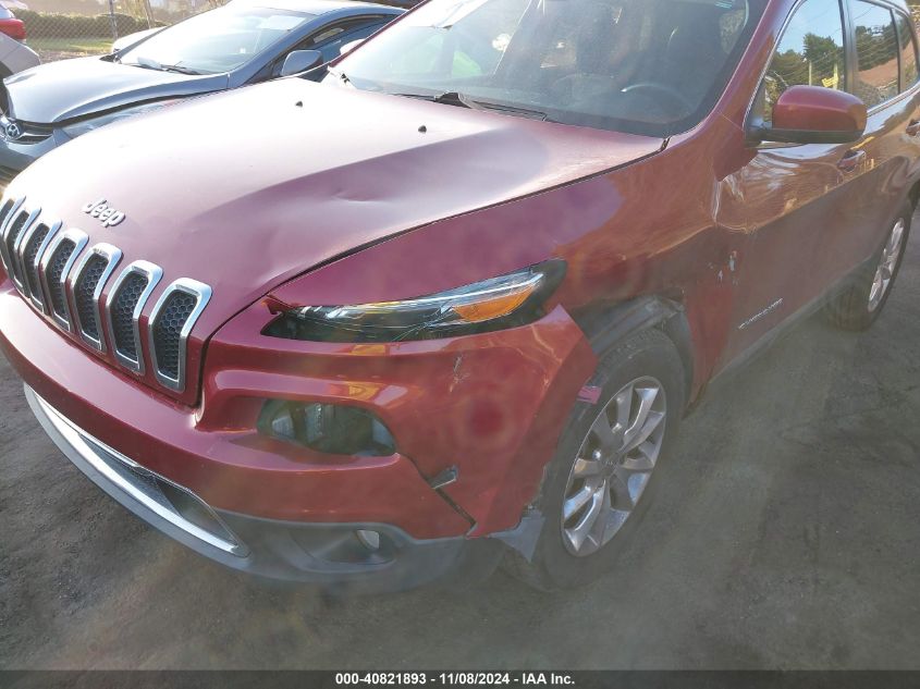 2014 Jeep Cherokee Limited VIN: 1C4PJLDS4EW225874 Lot: 40821893