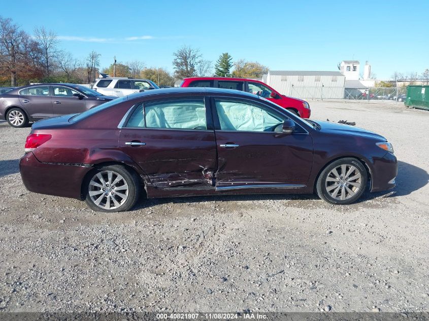 2011 Toyota Avalon Limited VIN: 4T1BK3DB0BU426682 Lot: 40821907