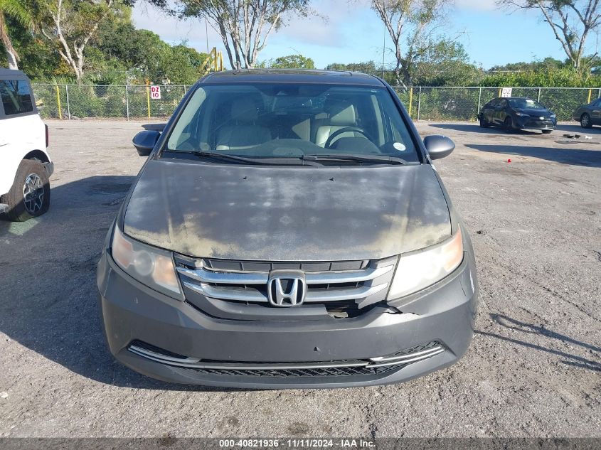 2014 Honda Odyssey Ex-L VIN: 5FNRL5H61EB123478 Lot: 40821936