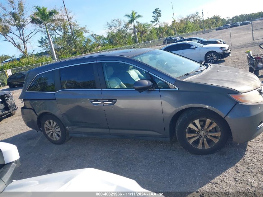 2014 Honda Odyssey Ex-L VIN: 5FNRL5H61EB123478 Lot: 40821936