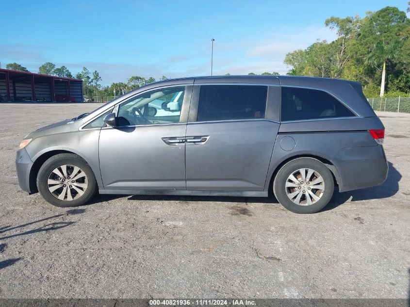 2014 Honda Odyssey Ex-L VIN: 5FNRL5H61EB123478 Lot: 40821936