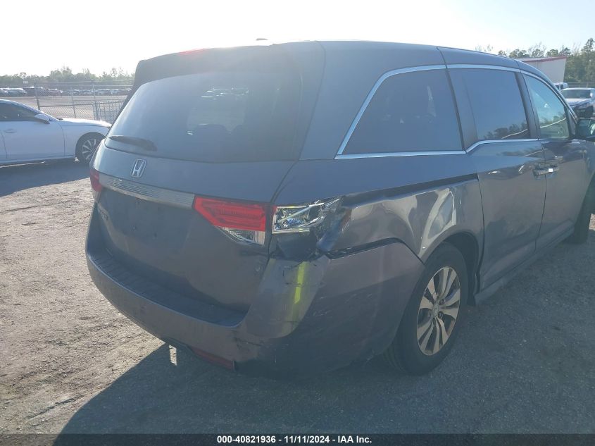 2014 Honda Odyssey Ex-L VIN: 5FNRL5H61EB123478 Lot: 40821936