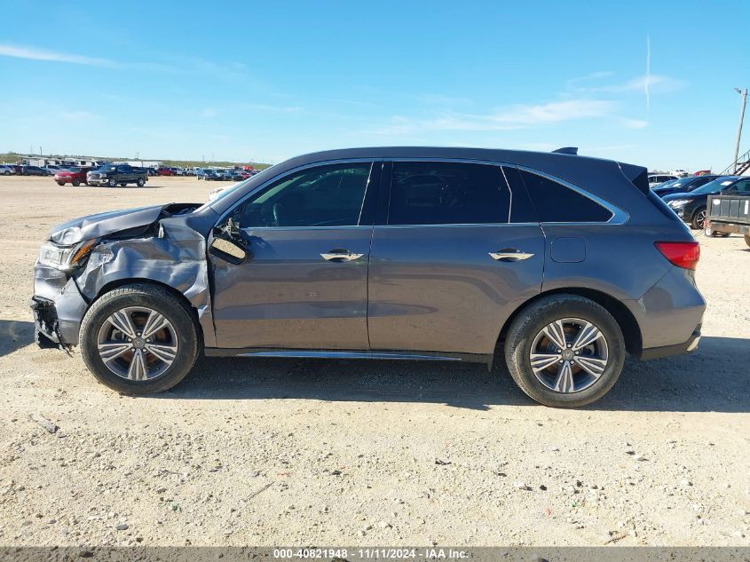 2020 Acura Mdx Standard VIN: 5J8YD3H3XLL01741 Lot: 40821948