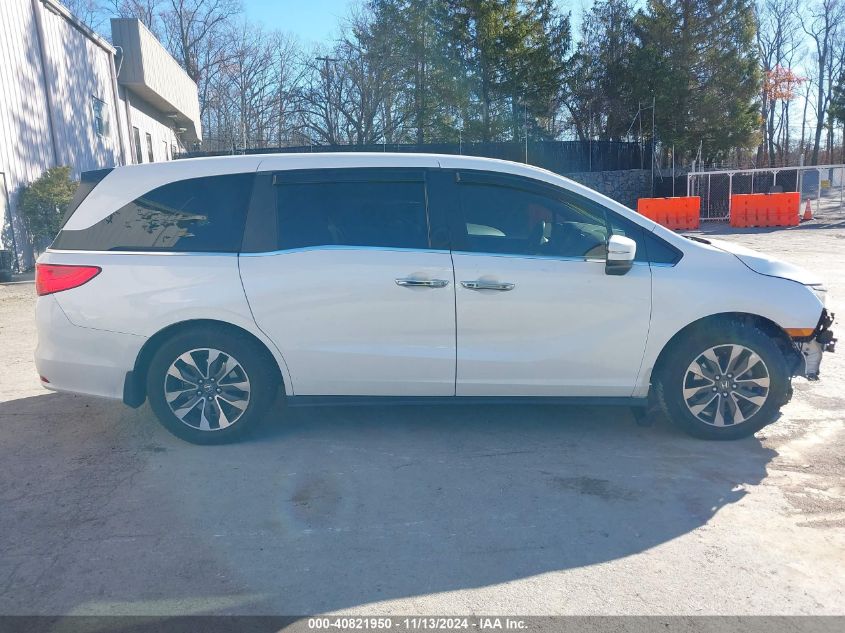 2021 Honda Odyssey Ex-L VIN: 5FNRL6H71MB043451 Lot: 40821950