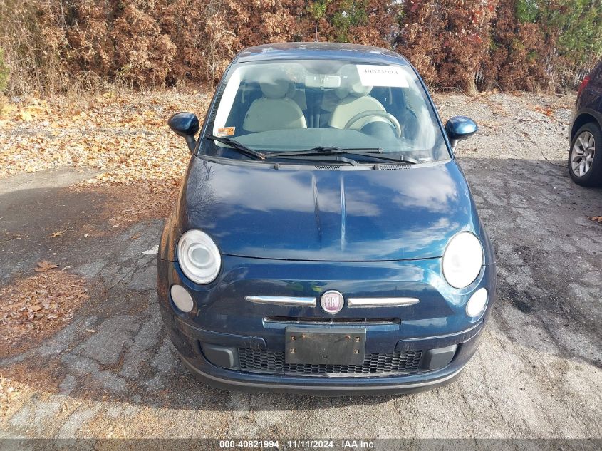 2013 Fiat 500 Pop VIN: 3C3CFFAR6DT514394 Lot: 40821994