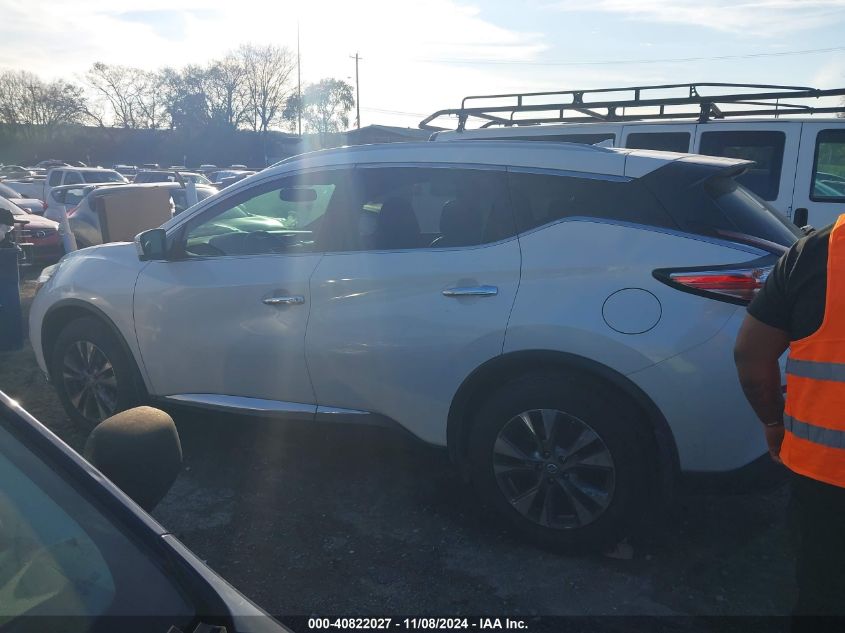 2015 Nissan Murano Sl VIN: 5N1AZ2MG1FN257060 Lot: 40822027