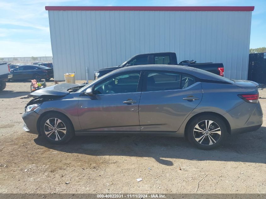 2022 Nissan Sentra Sv Xtronic Cvt VIN: 3N1AB8CV0NY312338 Lot: 40822031