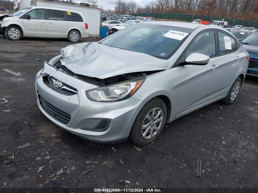 2014 Hyundai Accent Gls VIN: KMHCT4AE1EU637464 Lot: 40822068