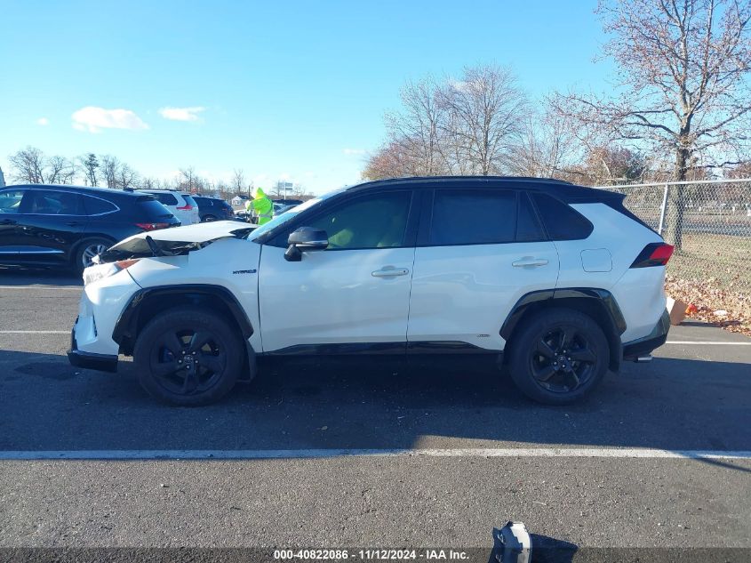 2019 Toyota Rav4 Hybrid Xse VIN: JTMEWRFVXKD505972 Lot: 40822086