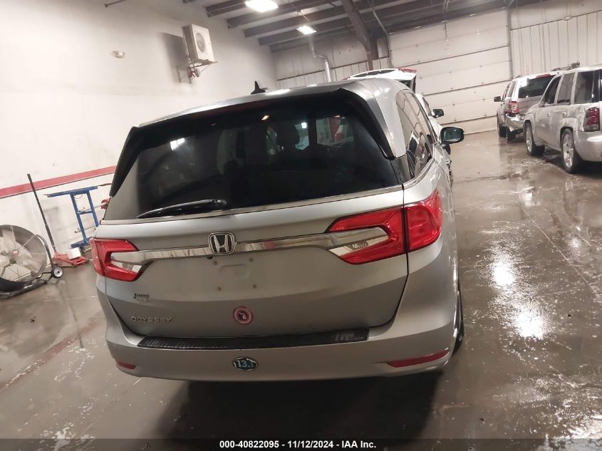 2018 Honda Odyssey Ex-L VIN: 5FNRL6H78JB031406 Lot: 40822095