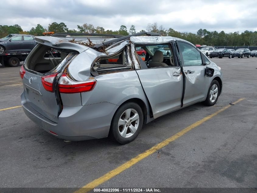 VIN 5TDKK3DC0FS624833 2015 Toyota Sienna, Le 8 Pass... no.4