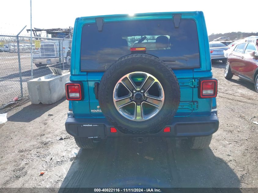 2020 Jeep Wrangler Unlimited Sahara 4X4 VIN: 1C4HJXEN5LW180512 Lot: 40822116