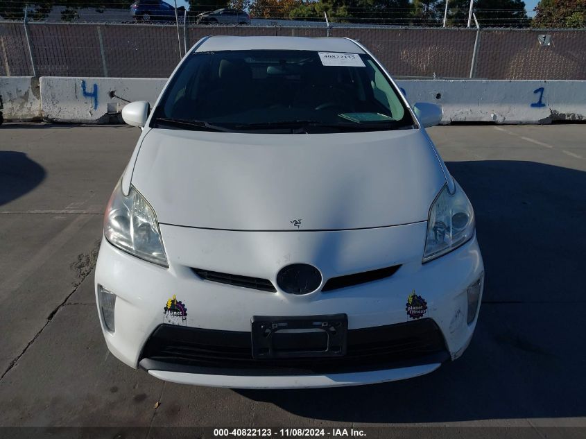 2014 Toyota Prius Two VIN: JTDKN3DU7E0388456 Lot: 40822123