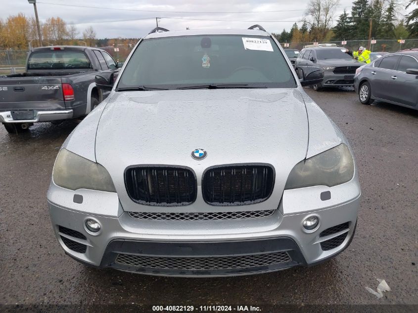 2011 BMW X5 xDrive50I VIN: 5UXZV8C56BL417556 Lot: 40822129