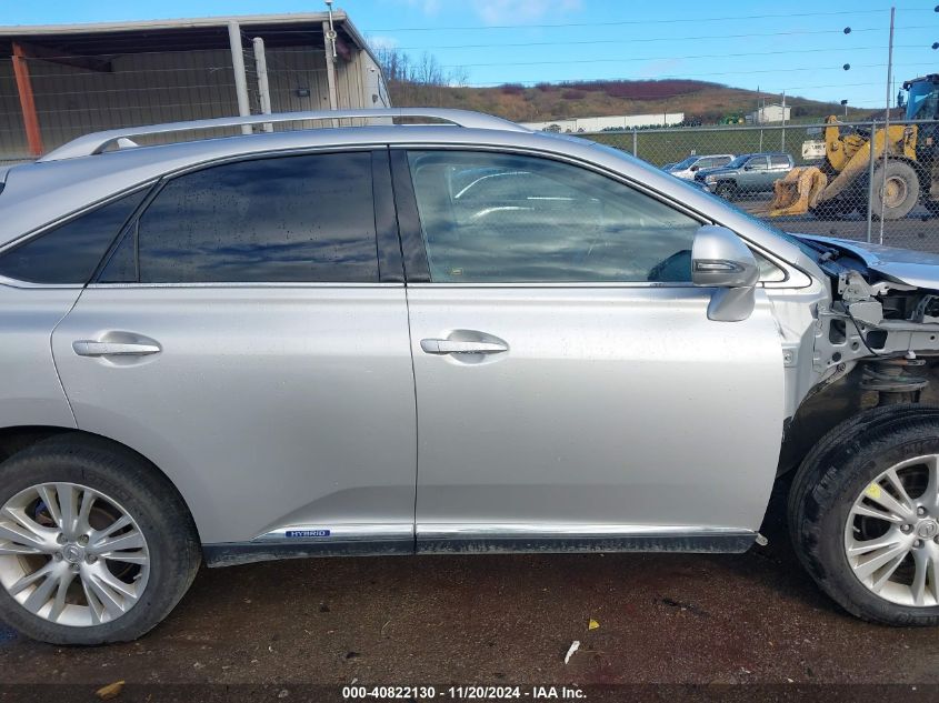 2011 Lexus Rx 450H VIN: JTJBC1BA9B2044059 Lot: 40822130