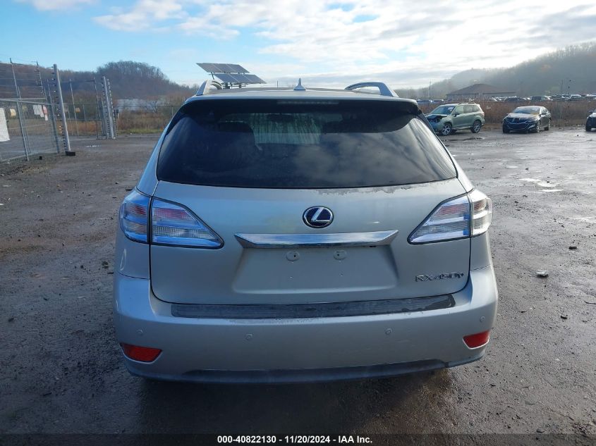 2011 Lexus Rx 450H VIN: JTJBC1BA9B2044059 Lot: 40822130