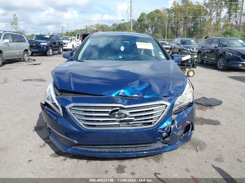 2015 Hyundai Sonata Se VIN: 5NPE24AF2FH188154 Lot: 40822156