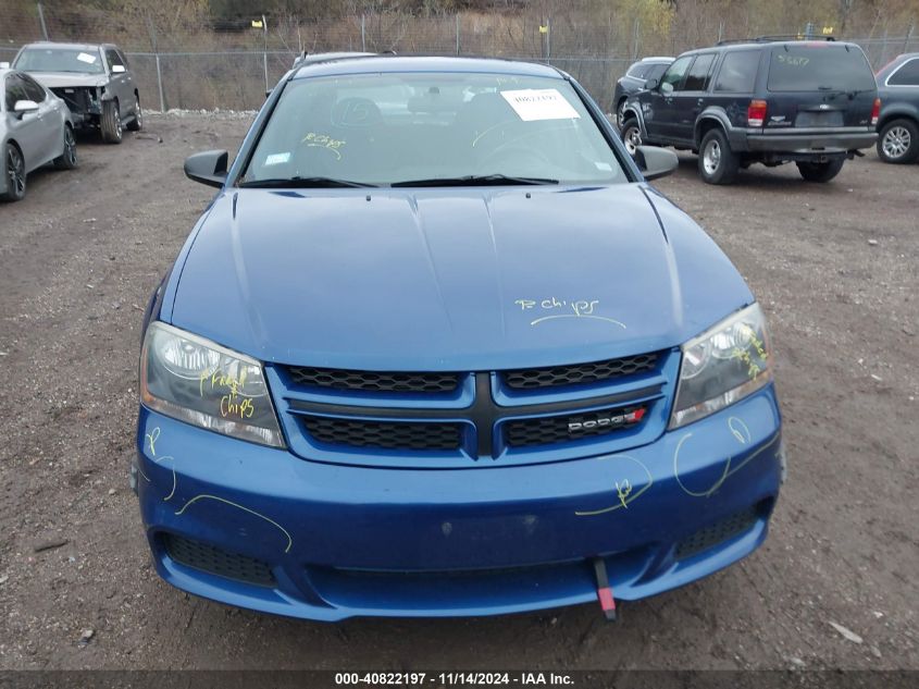 2014 Dodge Avenger Se VIN: 1C3CDZABXEN199997 Lot: 40822197