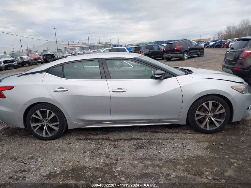 2017 Nissan Maxima 3.5 Platinum/3.5 S/3.5 Sl/3.5 Sr/3.5 Sv VIN: 1N4AA6APXHC368024 Lot: 40822207