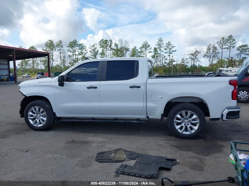 2021 Chevrolet Silverado 1500 2Wd Short Bed Custom VIN: 1GCPWBEH8MZ157140 Lot: 40822239