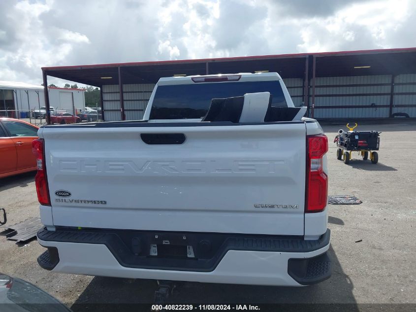 2021 Chevrolet Silverado 1500 2Wd Short Bed Custom VIN: 1GCPWBEH8MZ157140 Lot: 40822239