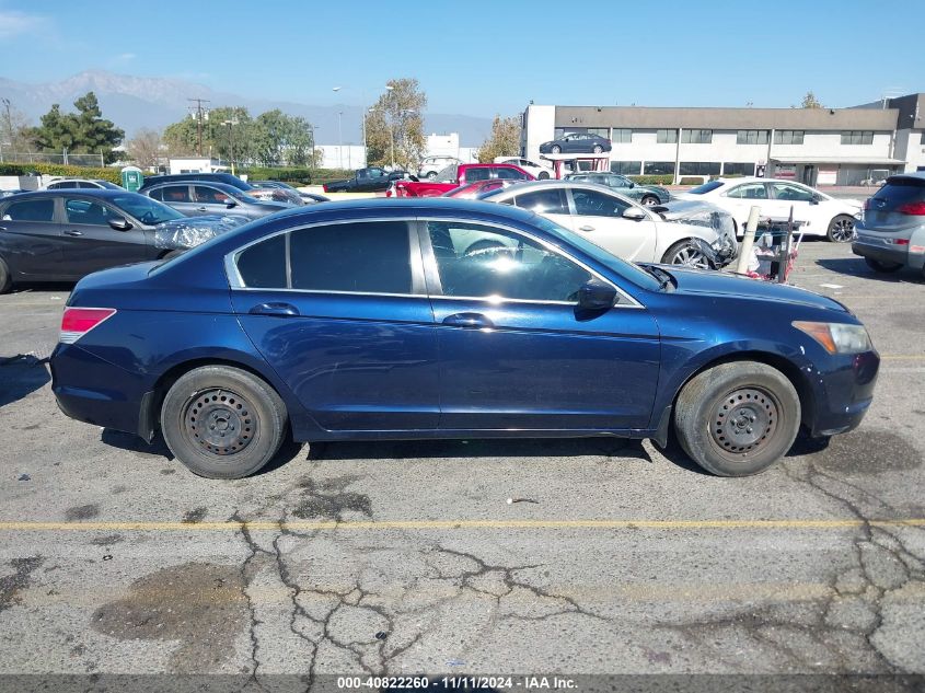 2009 Honda Accord Lx VIN: 1HGCP26359A132802 Lot: 40822260