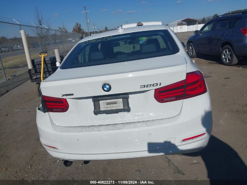 2016 BMW 320I xDrive VIN: WBA8E5G50GNT93995 Lot: 40822273