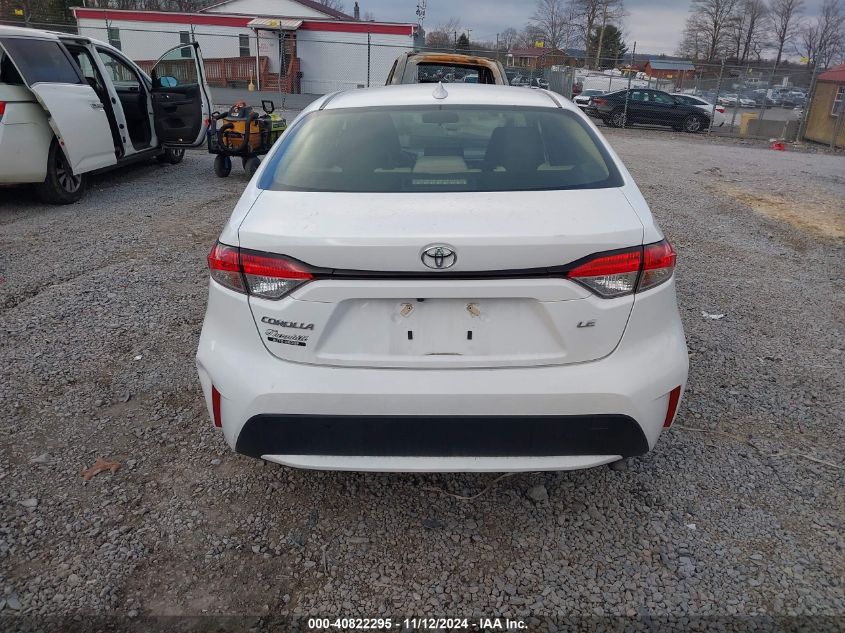 2022 Toyota Corolla Le VIN: JTDEPMAE3N3032448 Lot: 40822295