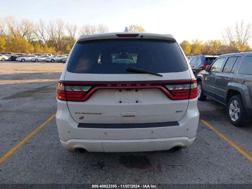 2018 Dodge Durango Gt Awd VIN: 1C4RDJDGXJC255117 Lot: 40822305