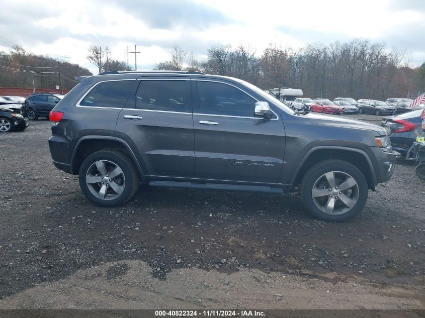 2014 Jeep Grand Cherokee Overland VIN: 1C4RJFCG5EC329377 Lot: 40822324