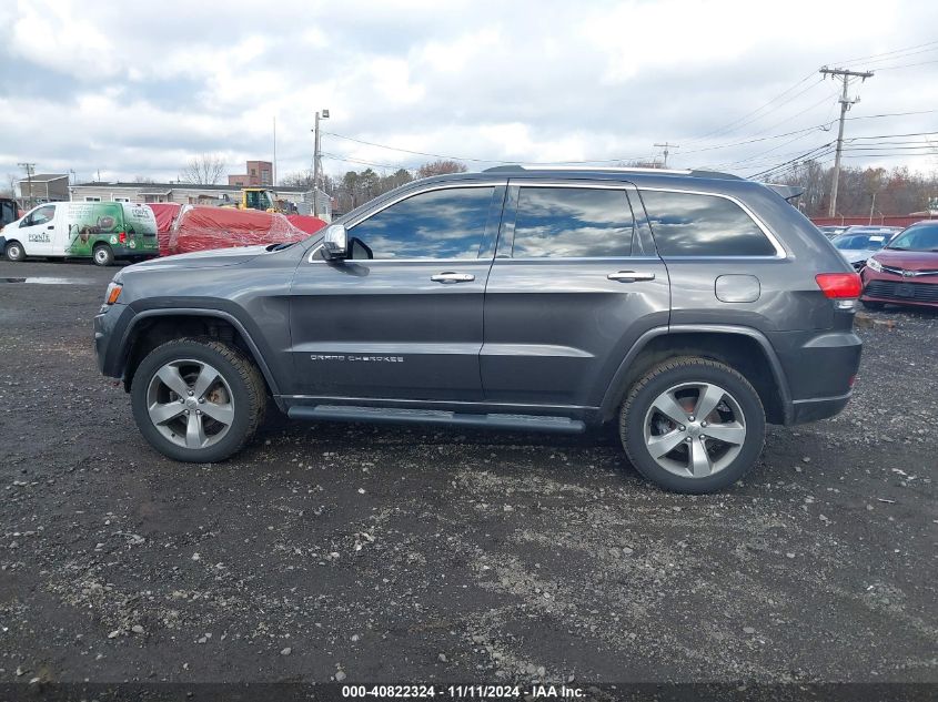 2014 Jeep Grand Cherokee Overland VIN: 1C4RJFCG5EC329377 Lot: 40822324