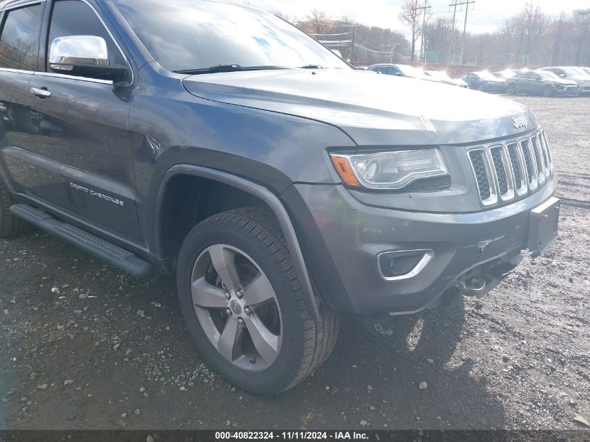 2014 Jeep Grand Cherokee Overland VIN: 1C4RJFCG5EC329377 Lot: 40822324