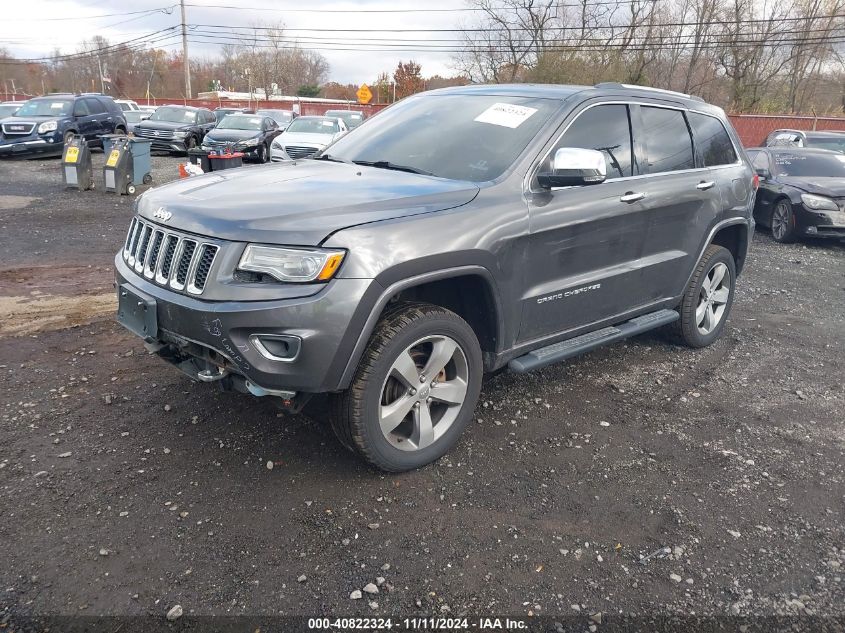 2014 Jeep Grand Cherokee Overland VIN: 1C4RJFCG5EC329377 Lot: 40822324