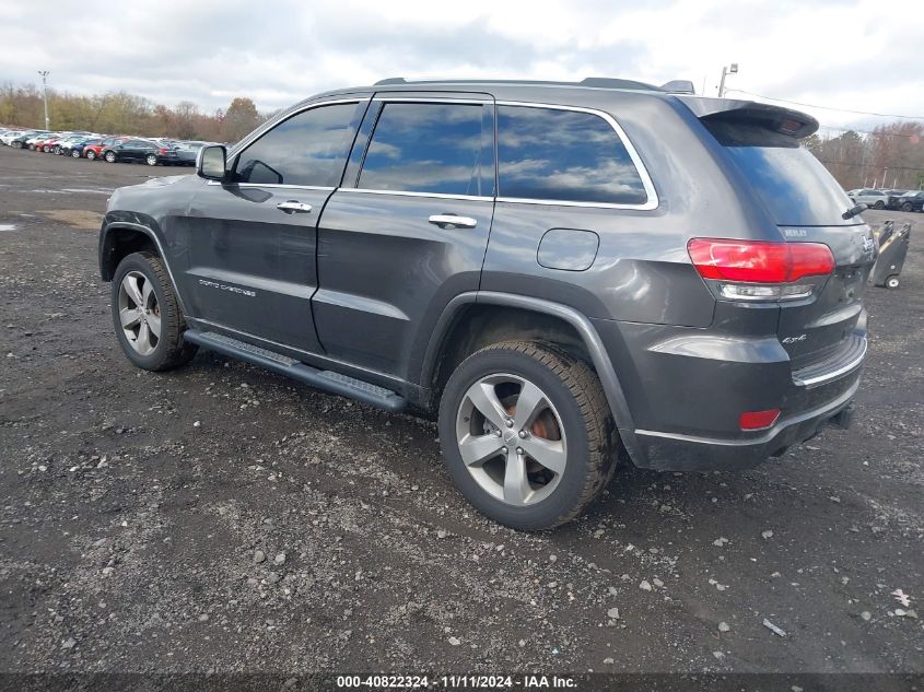 2014 Jeep Grand Cherokee Overland VIN: 1C4RJFCG5EC329377 Lot: 40822324