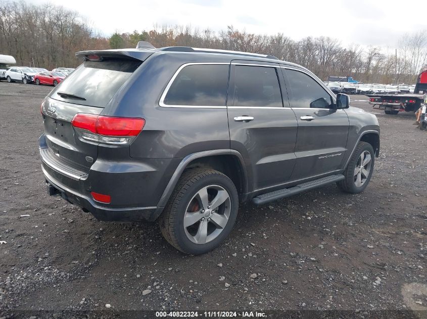 2014 Jeep Grand Cherokee Overland VIN: 1C4RJFCG5EC329377 Lot: 40822324