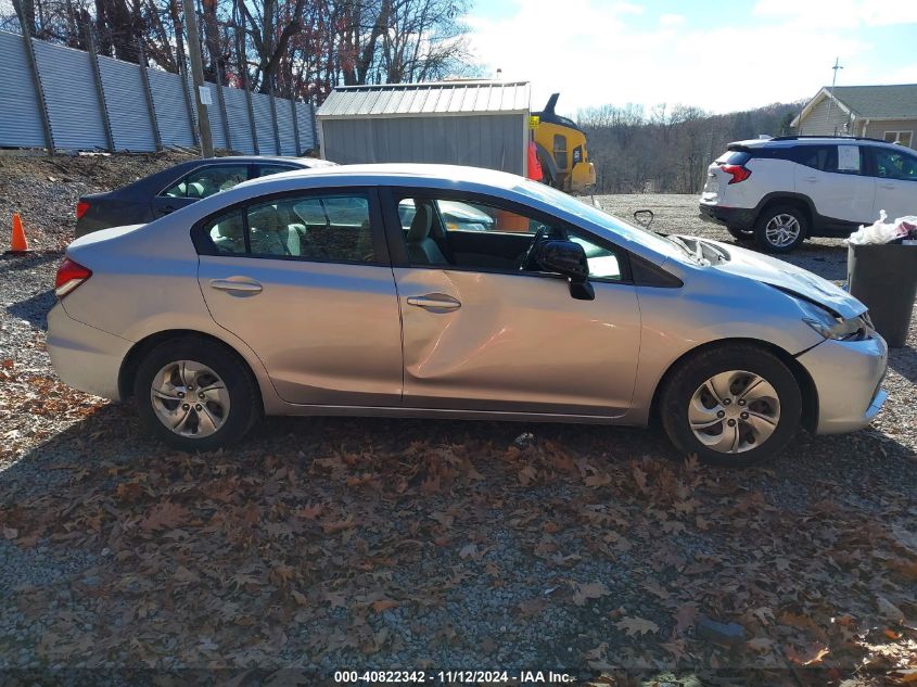 2014 Honda Civic Lx VIN: 19XFB2F51EE263504 Lot: 40822342