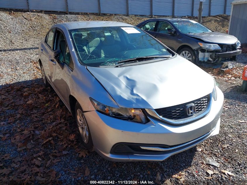 2014 Honda Civic Lx VIN: 19XFB2F51EE263504 Lot: 40822342