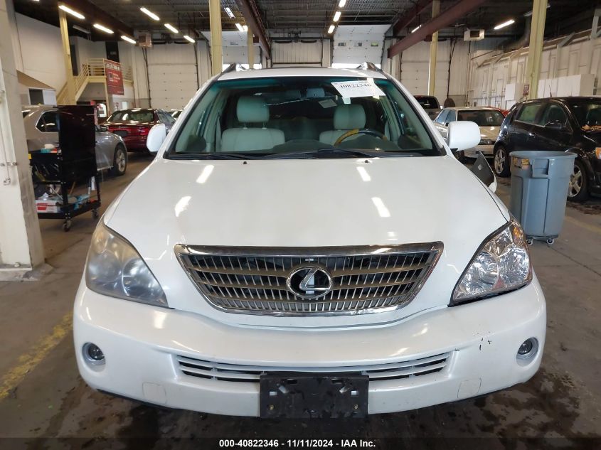 2008 Lexus Rx 400H VIN: JTJHW31U582067288 Lot: 40822346