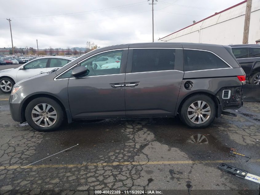 2014 Honda Odyssey Ex-L VIN: 5FNRL5H62EB127944 Lot: 40822389