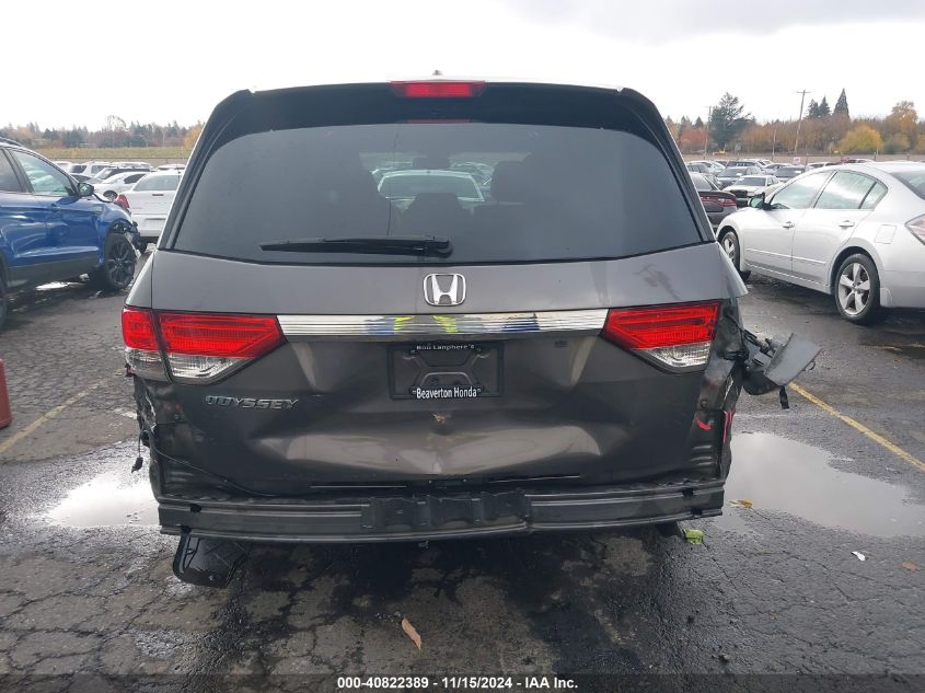 2014 Honda Odyssey Ex-L VIN: 5FNRL5H62EB127944 Lot: 40822389