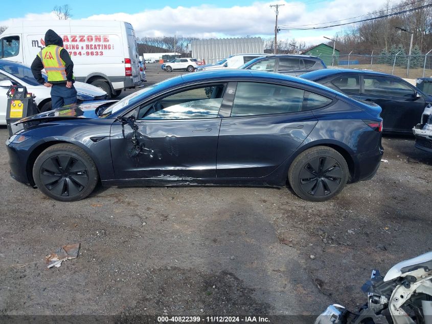 2024 TESLA MODEL 3 REAR-WHEEL DRIVE - 5YJ3E1EA9RF843196