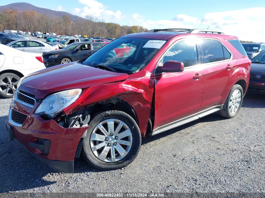 2010 Chevrolet Equinox Lt VIN: 2CNFLEEYXA6396956 Lot: 40822403