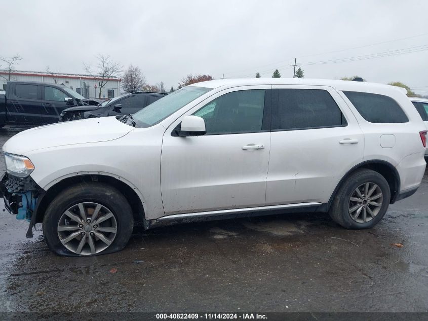 2017 Dodge Durango Sxt Awd VIN: 1C4RDJAG8HC848232 Lot: 40822409