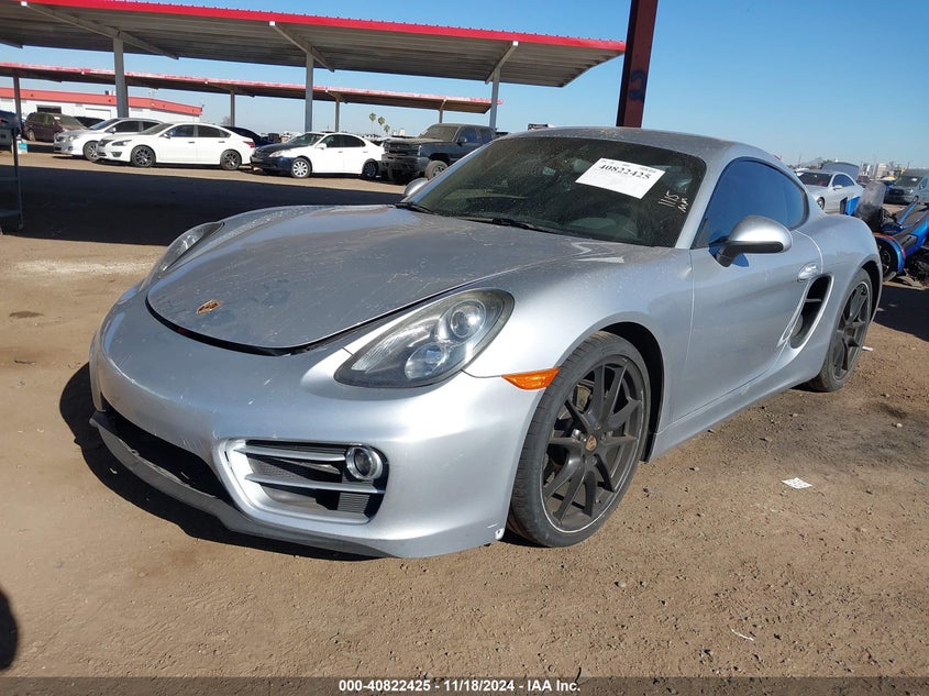 Vin: wp0aa2a8xek174624, lot: 41312002, porsche cayman 20142