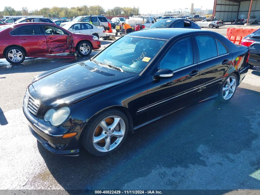 2005 Mercedes-Benz C 230 Kompressor Sport VIN: WDBRF40J65F597101 Lot: 40822429