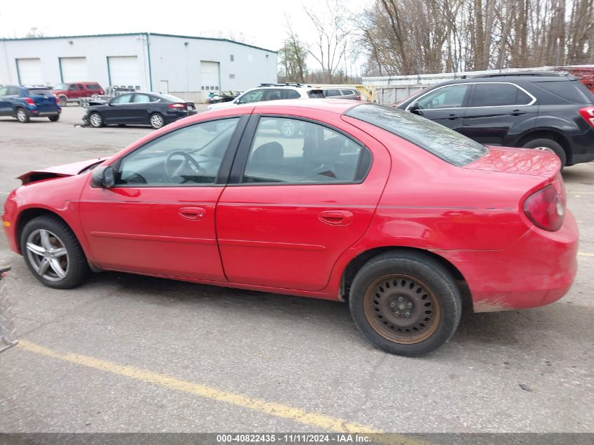 2002 Dodge Neon Se VIN: 1B3ES46C82D633920 Lot: 40822435