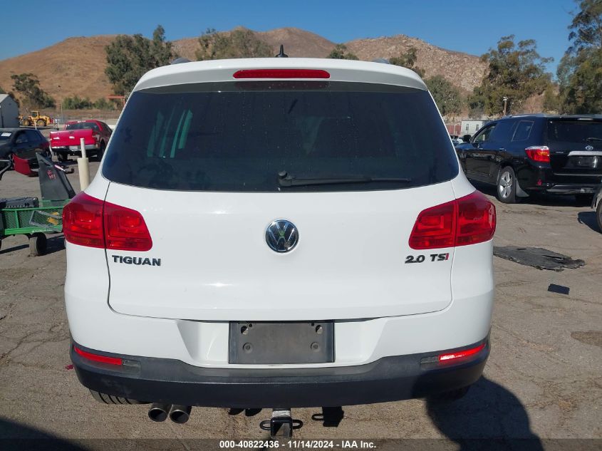 2015 Volkswagen Tiguan Sel VIN: WVGAV7AX1FW520946 Lot: 40822436